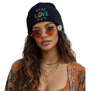 Coney Island Picnic Love Beanie